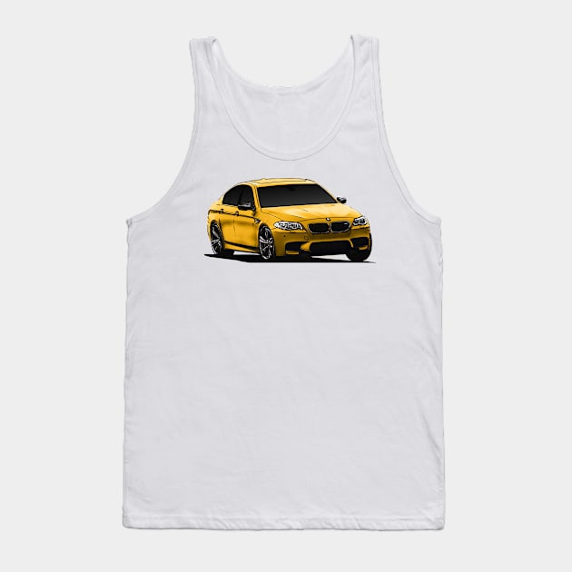 BMW M5 F10 Gold Tank Top by Woreth